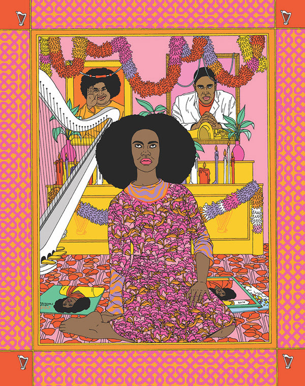 The ecstatic music of Alice Coltrane fills the studio of The Vampire’s Wife