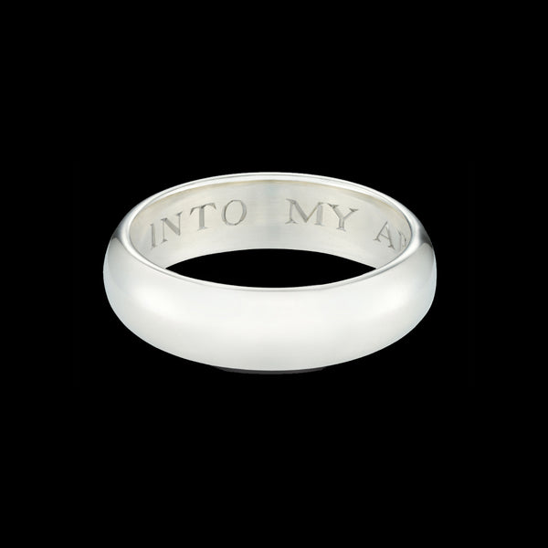 Silver 'Into My Arms' Ring